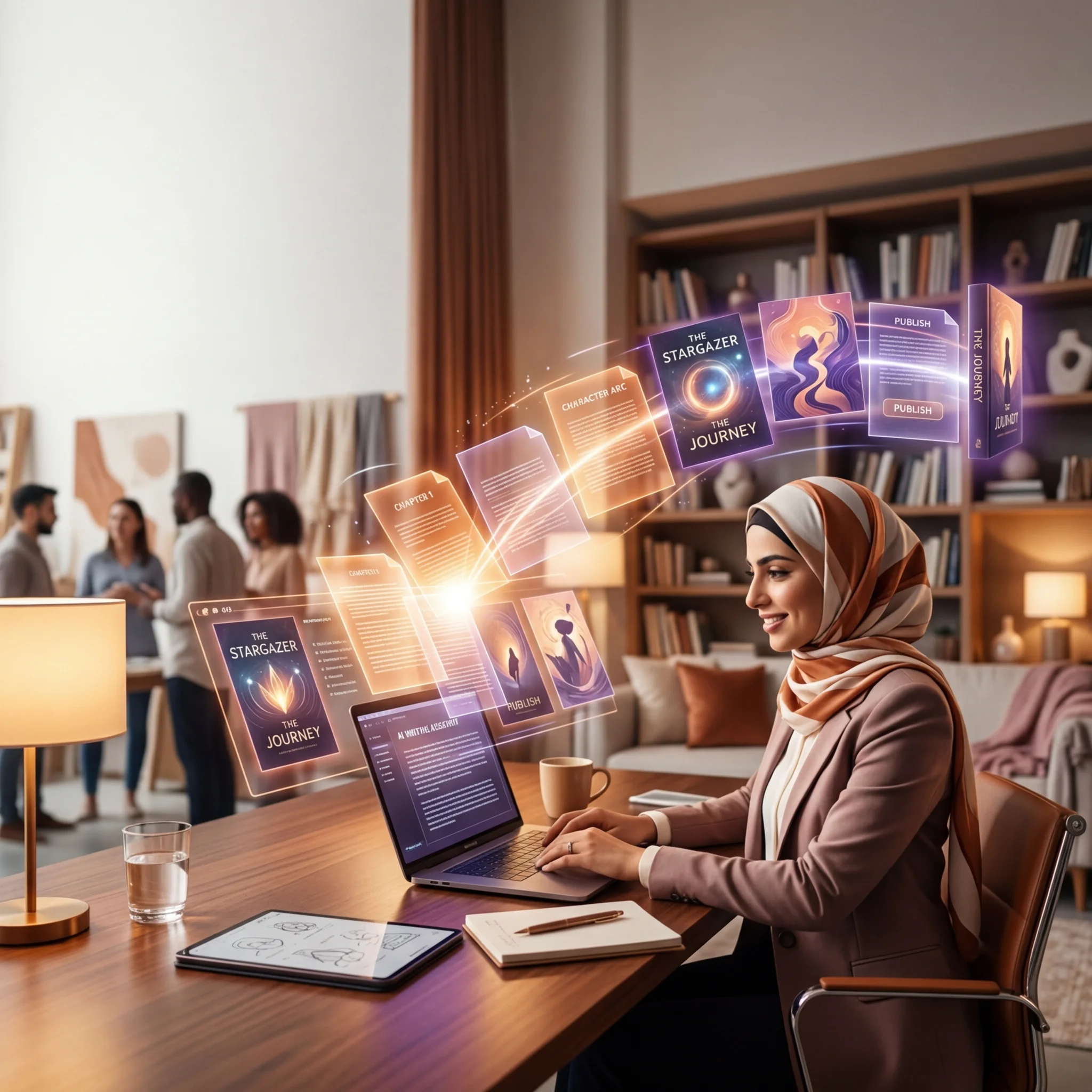 جرّب أن تكون مؤلف كتاب بالذكاء الاصطناعي