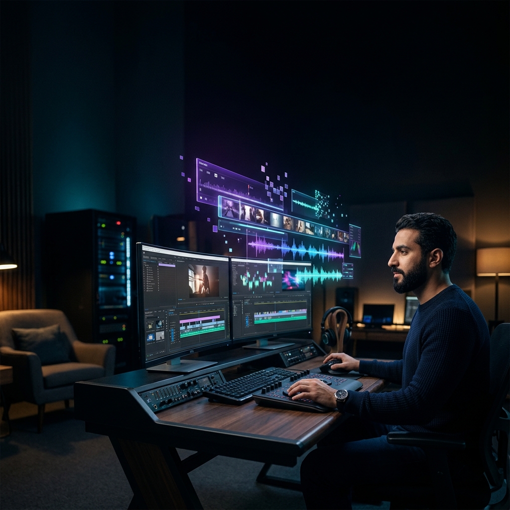 الذكاء الاصطناعي في مجال المونتاج