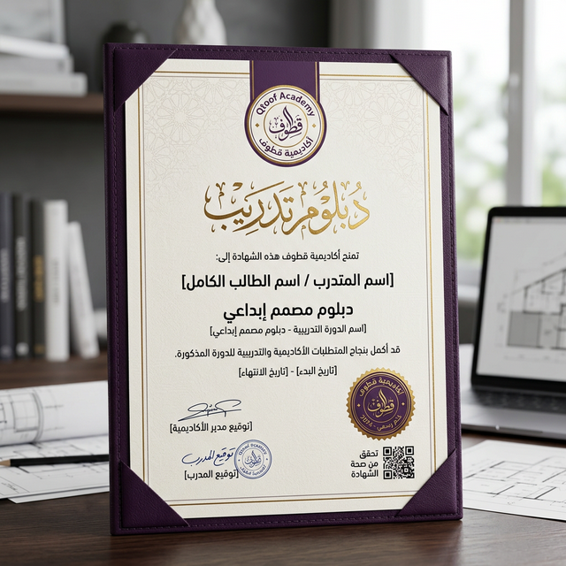 نموذج شهادة قطوف